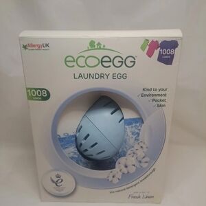 Ecoegg Laundry Egg 1008 Washes Fresh Linen Scent  Eco Friendly Natural Detergent